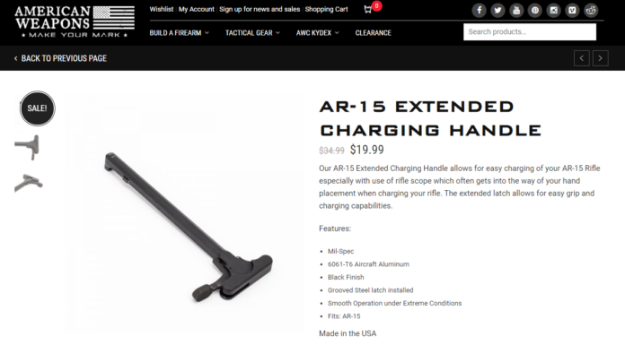 American Weapons Components: AR-15 Extended Charging Handle Review